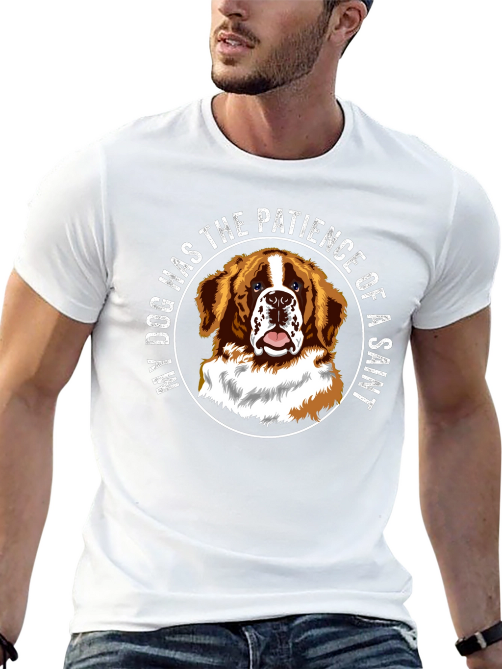 Dog Patience Saint Graphic Tee