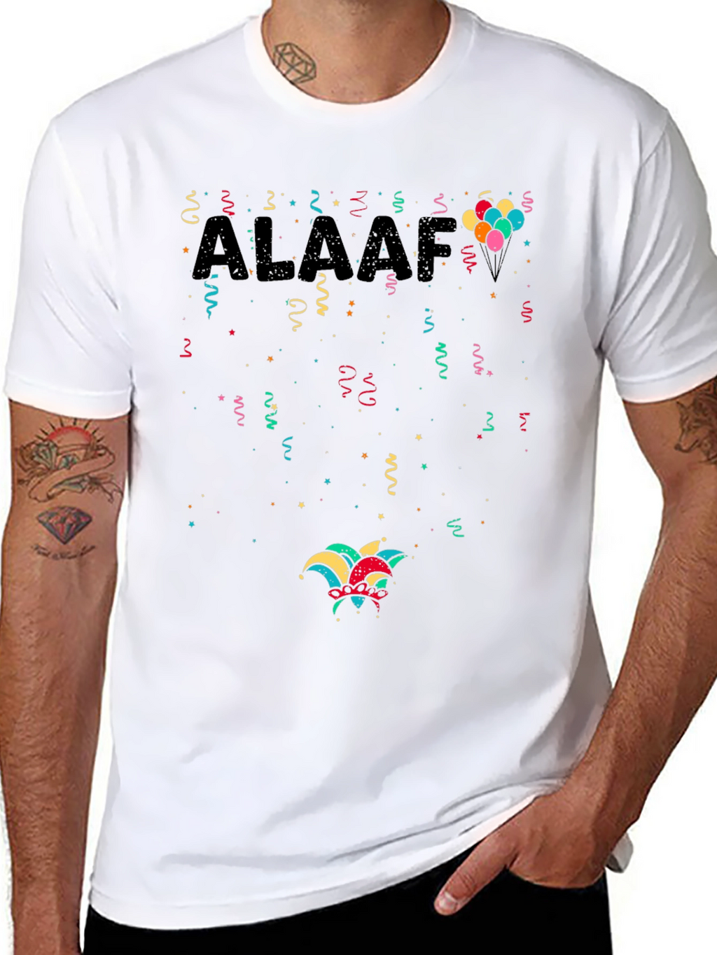 Carnival Confetti T-Shirt - Alaaf Party Tee