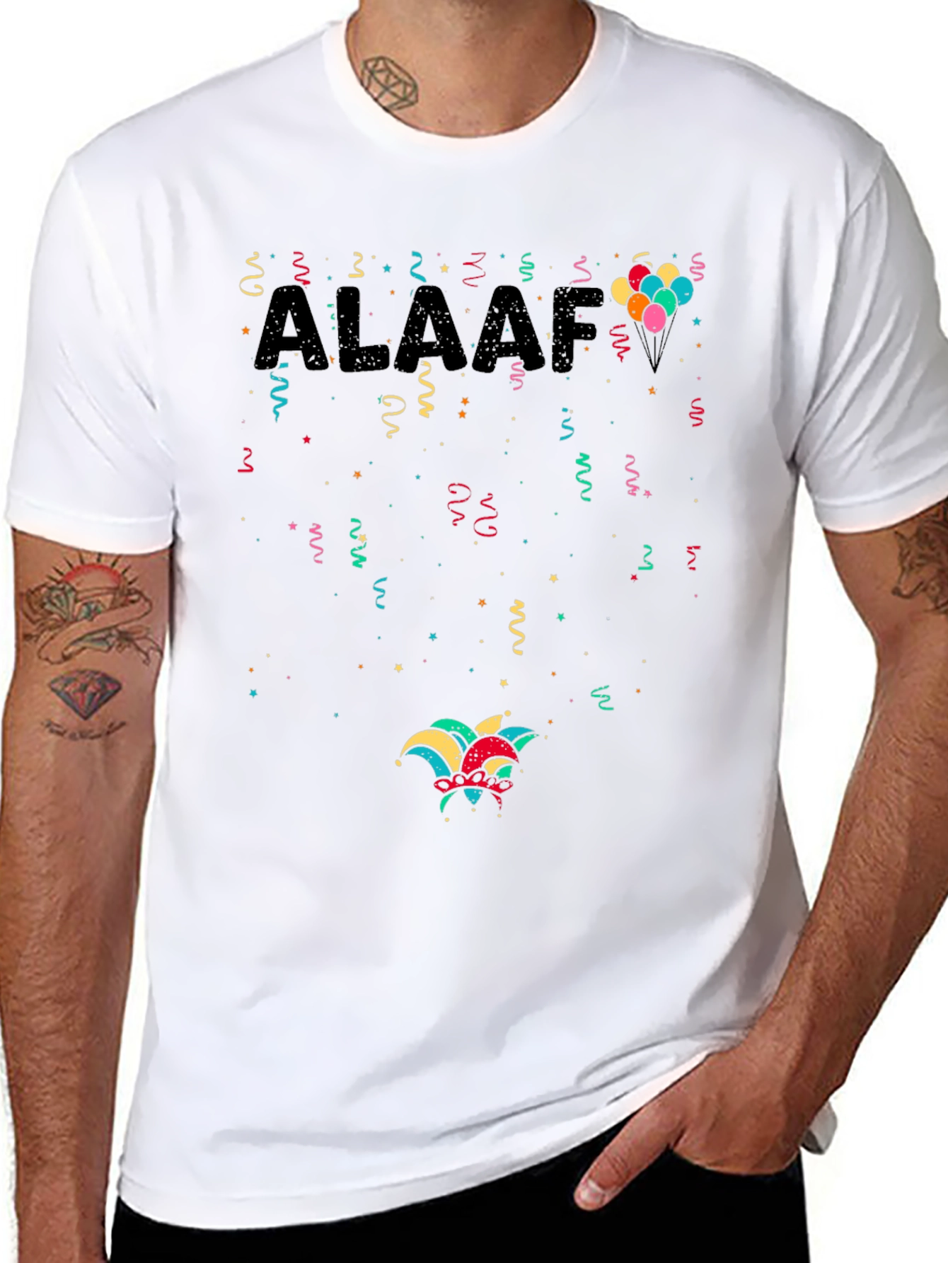 Carnival Confetti T-Shirt - Alaaf Party Tee
