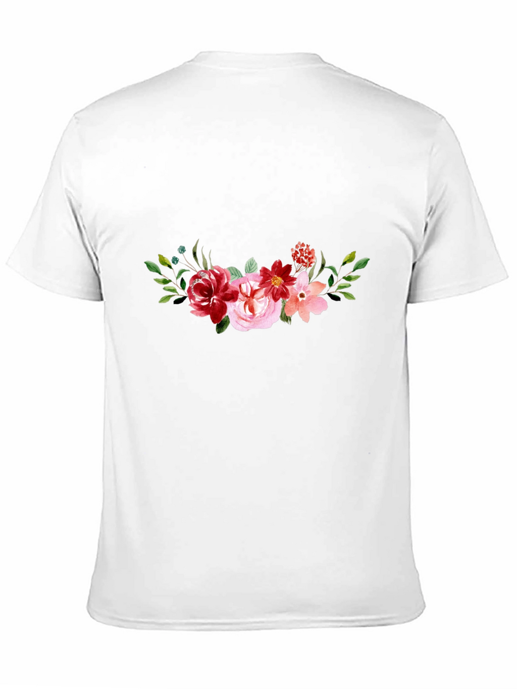 Floral Black T-Shirt