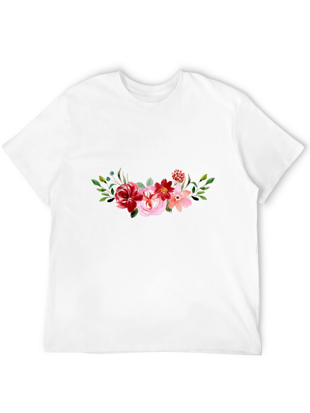 Floral Black T-Shirt