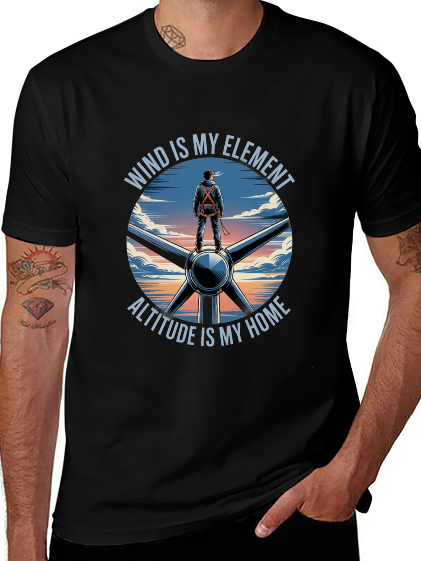 Wind Element Altitude Home T-Shirt