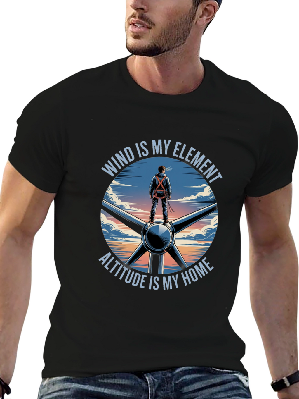 Wind Element Altitude Home T-Shirt