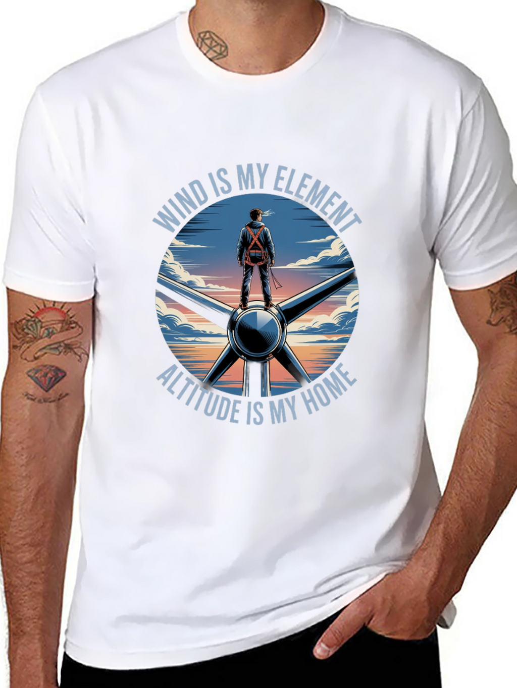 Wind Element Altitude Home T-Shirt