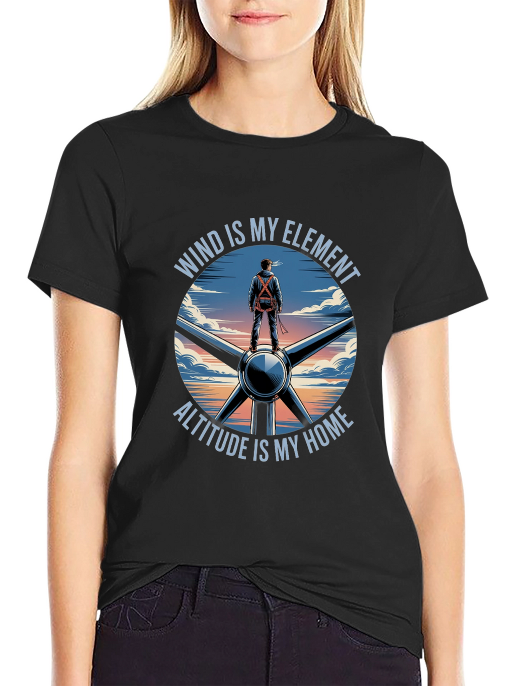 Wind Element Altitude Home T-Shirt