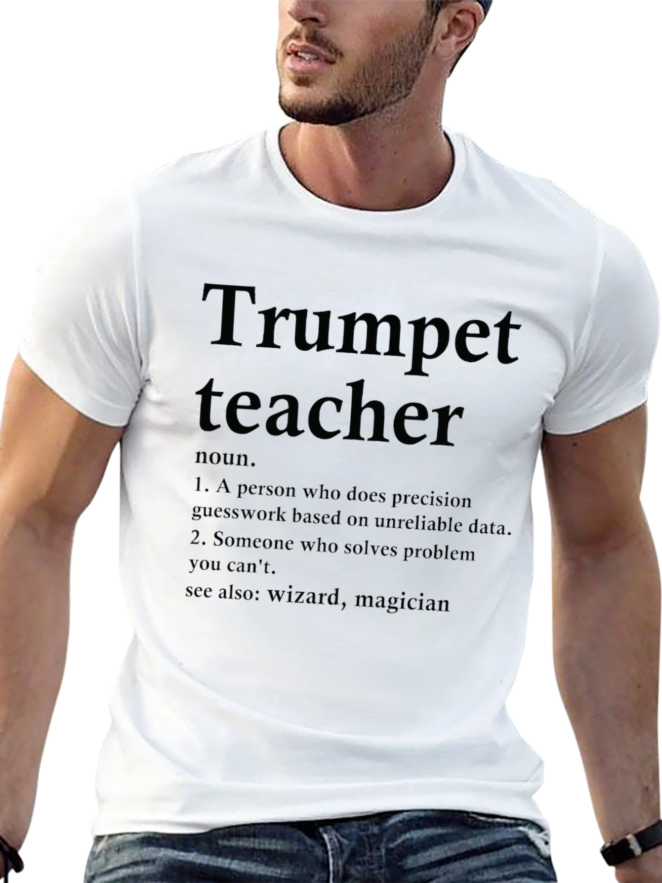 Trumpet Teacher Definition T-Shirt - Musician Gift