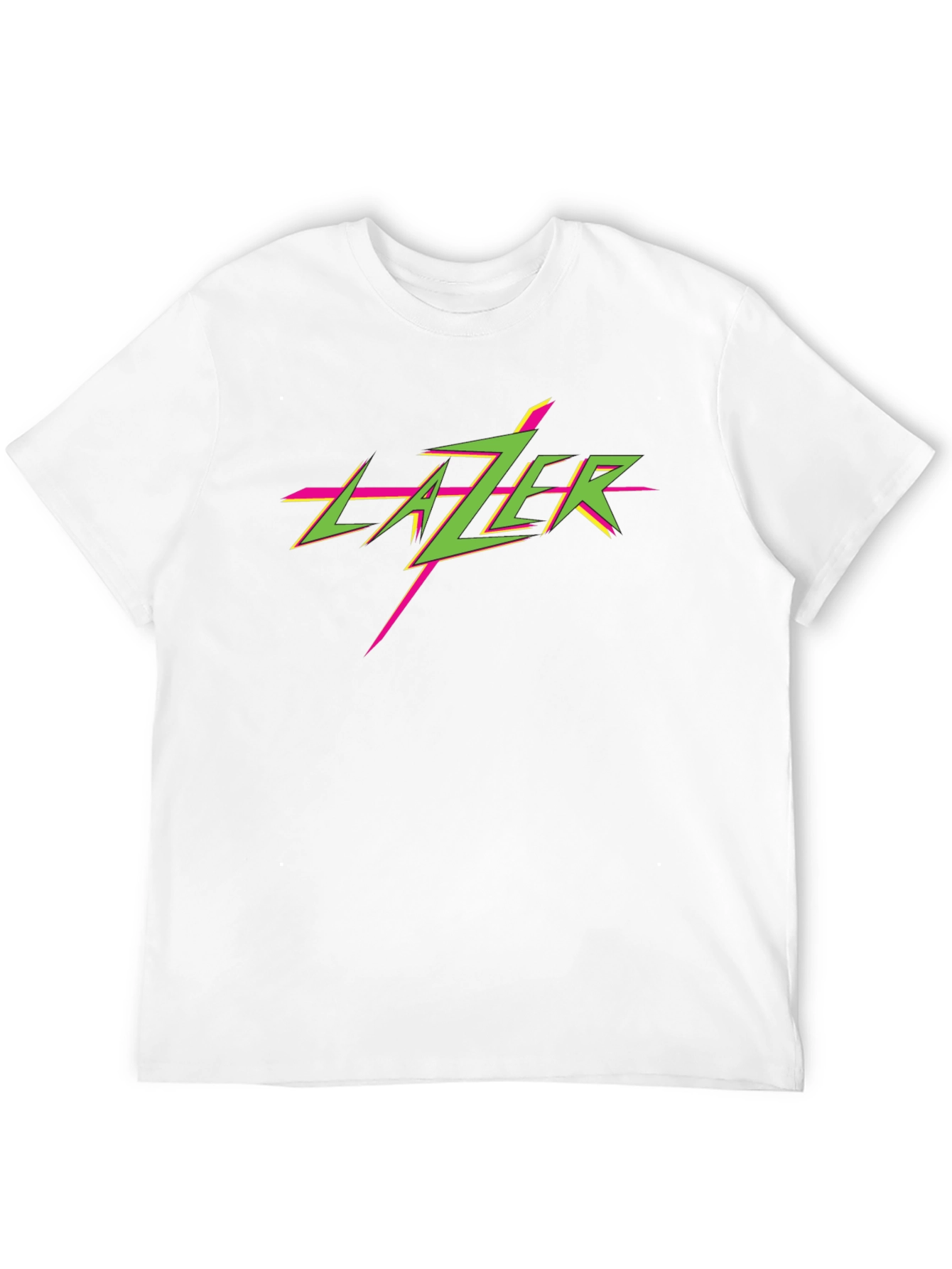 Retro Lazer T-Shirt - Black Graphic Tee