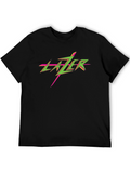 Retro Lazer T-Shirt - Black Graphic Tee