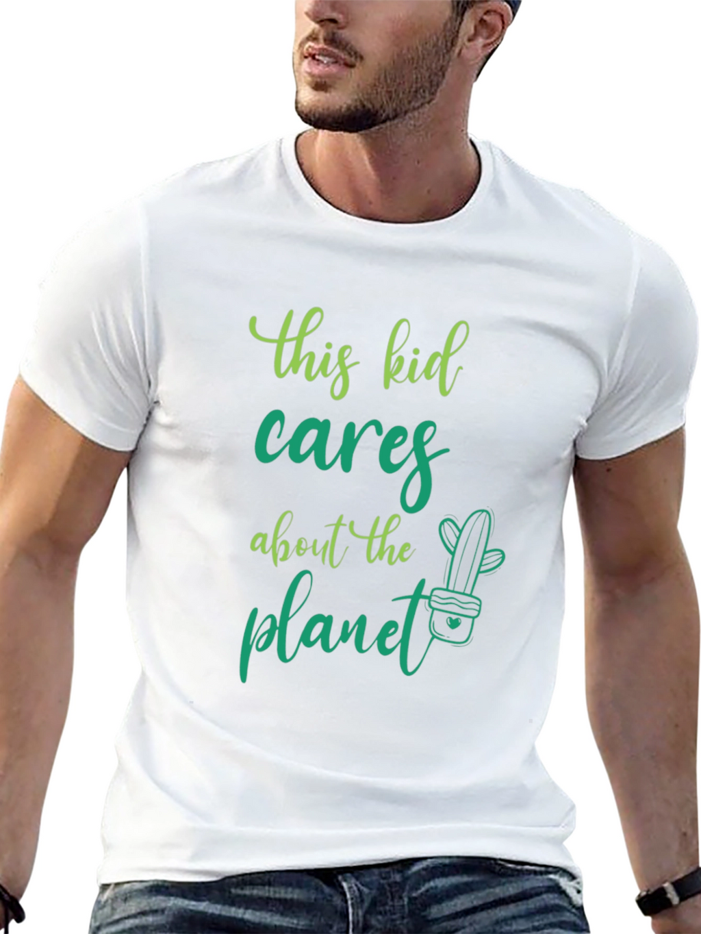 Eco-Friendly This Kid Cares T-Shirt