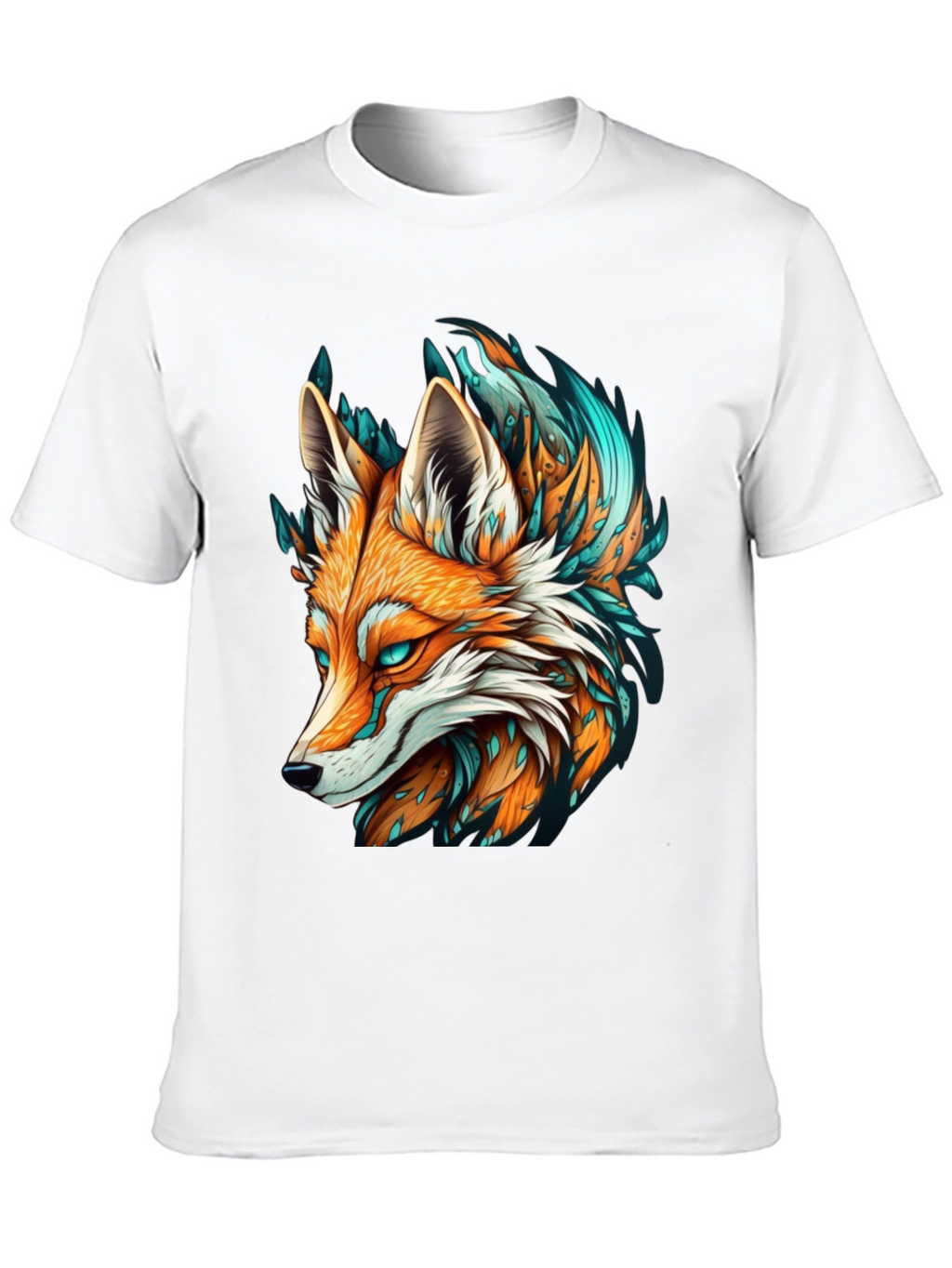 Fox Graphic Tee - Black T-Shirt Cool Design