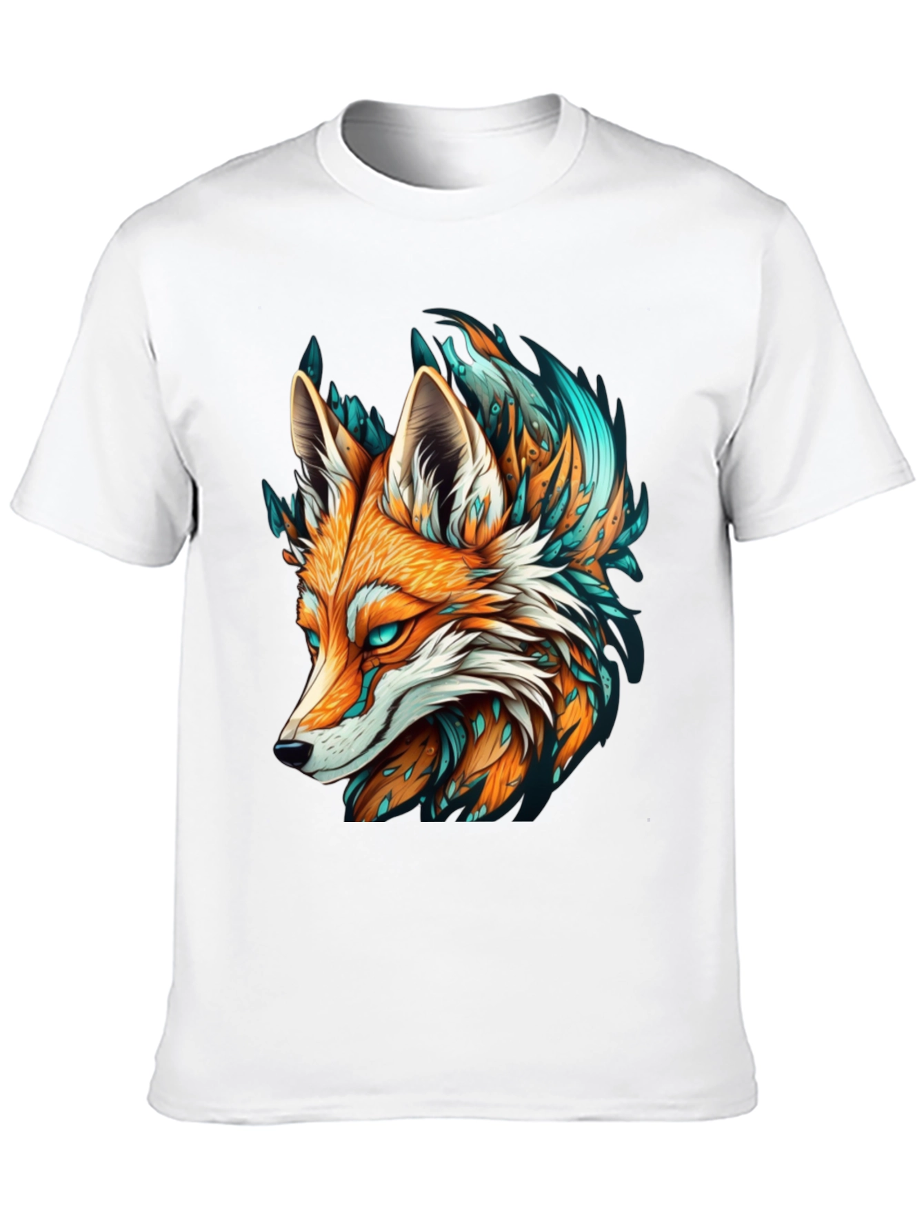 Fox Graphic Tee - Black T-Shirt Cool Design