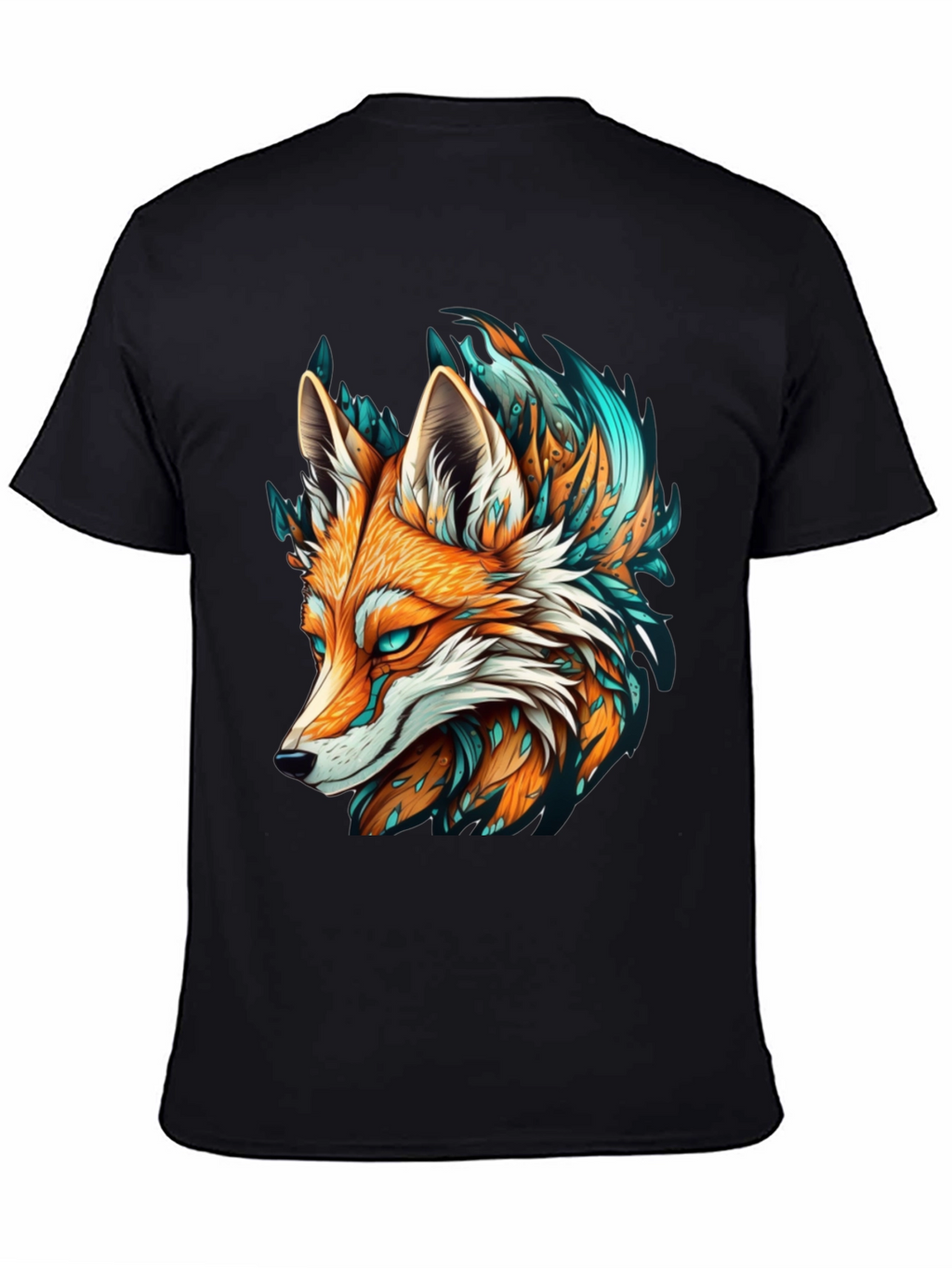 Fox Graphic Tee - Black T-Shirt Cool Design