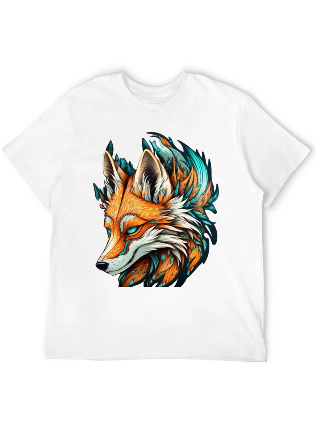 Fox Graphic Tee - Black T-Shirt Cool Design