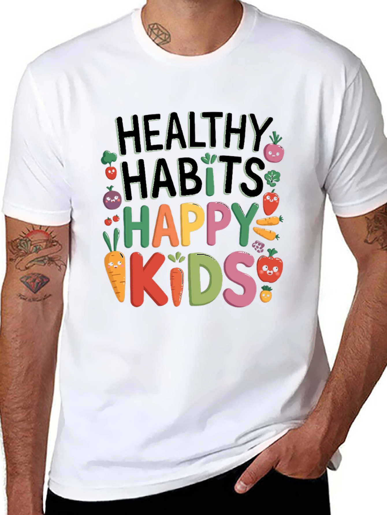 Healthy Habits Happy Kids T-Shirt
