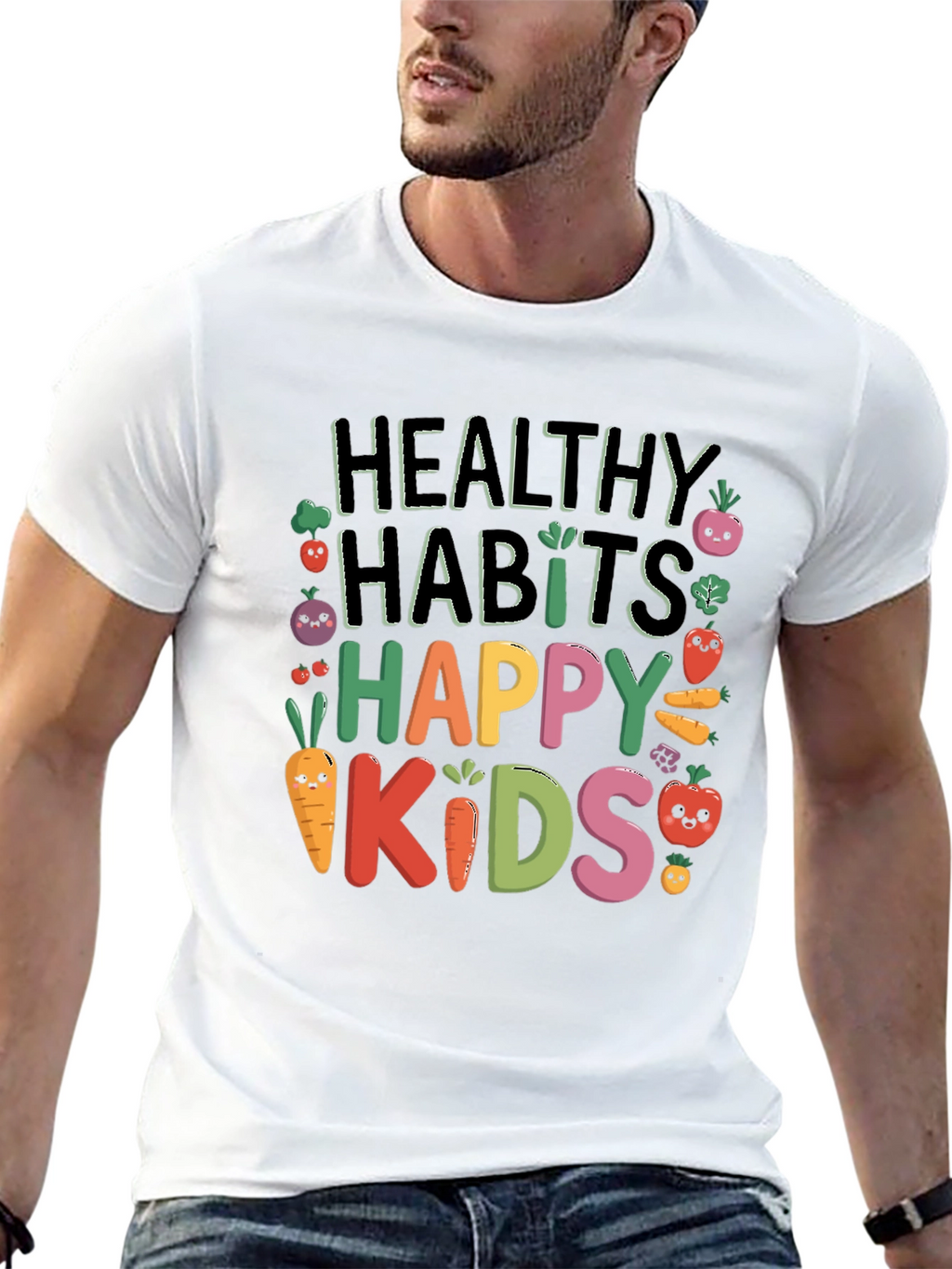 Healthy Habits Happy Kids T-Shirt