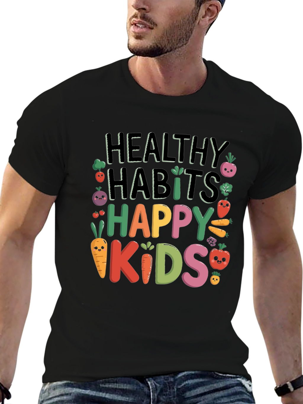 Healthy Habits Happy Kids T-Shirt