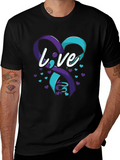 Live Suicide Prevention Awareness Ribbon Heart T-Shirt
