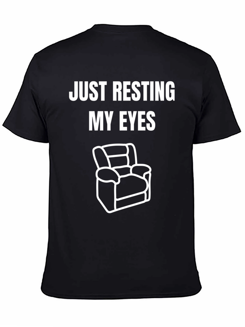 Just Resting My Eyes Graphic Tee - Black