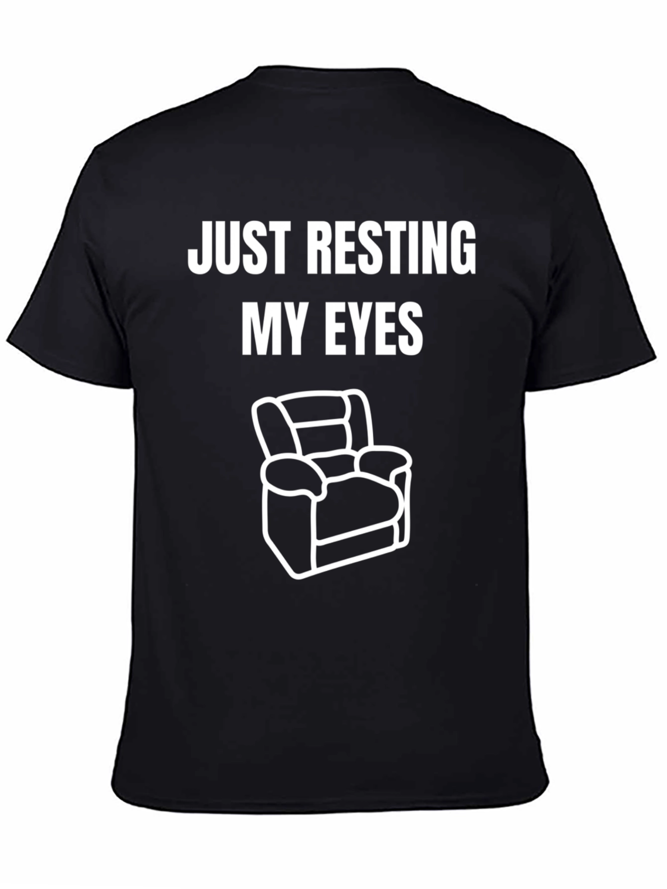 Just Resting My Eyes Graphic Tee - Black