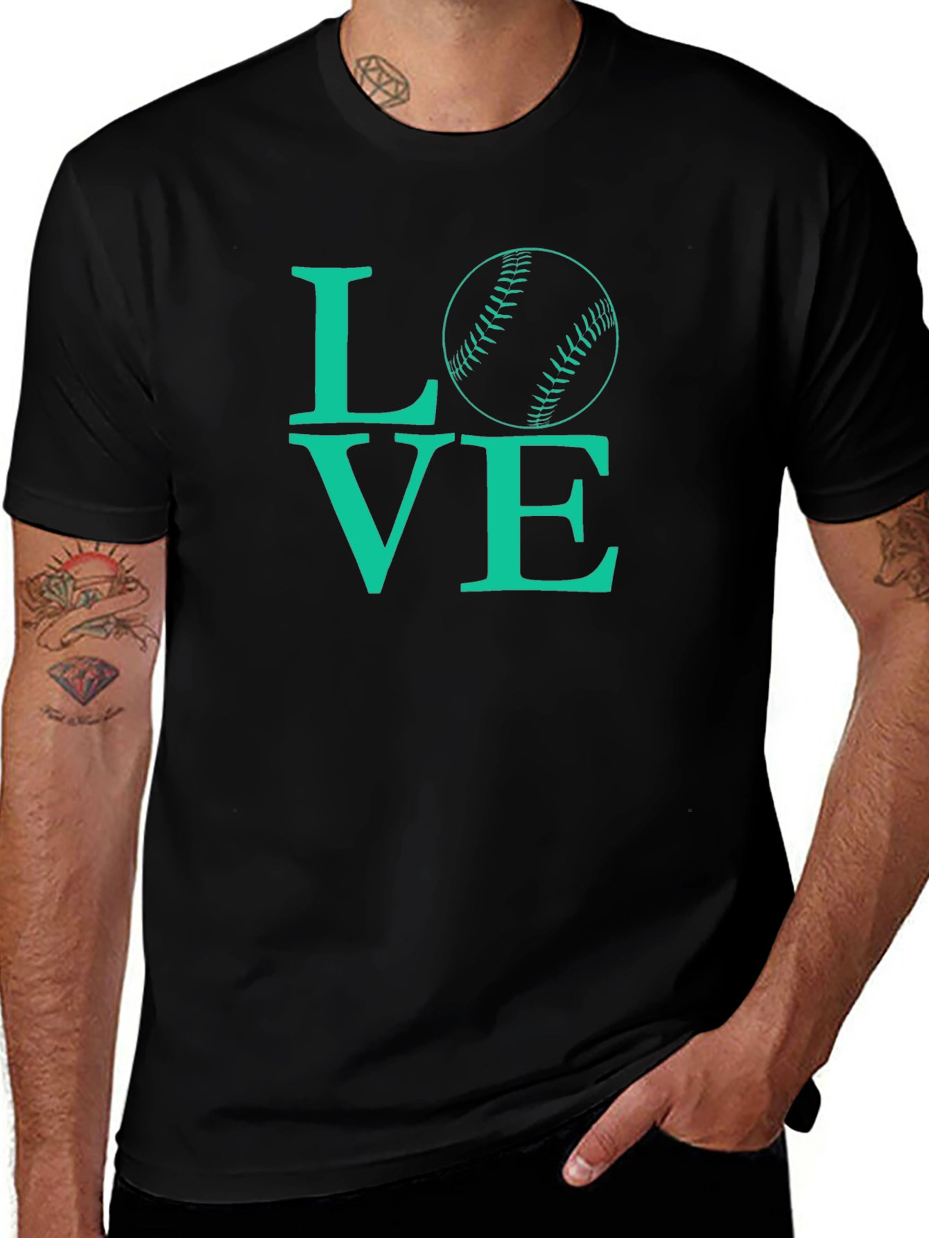 Love Baseball Graphic Tee - Stylish Sportswear Shirt
