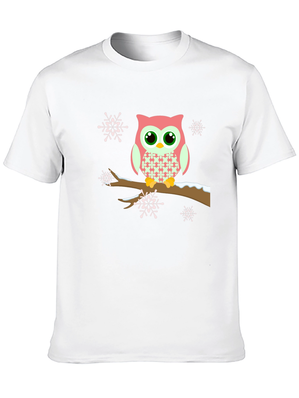 Owl on Branch Graphic Tee