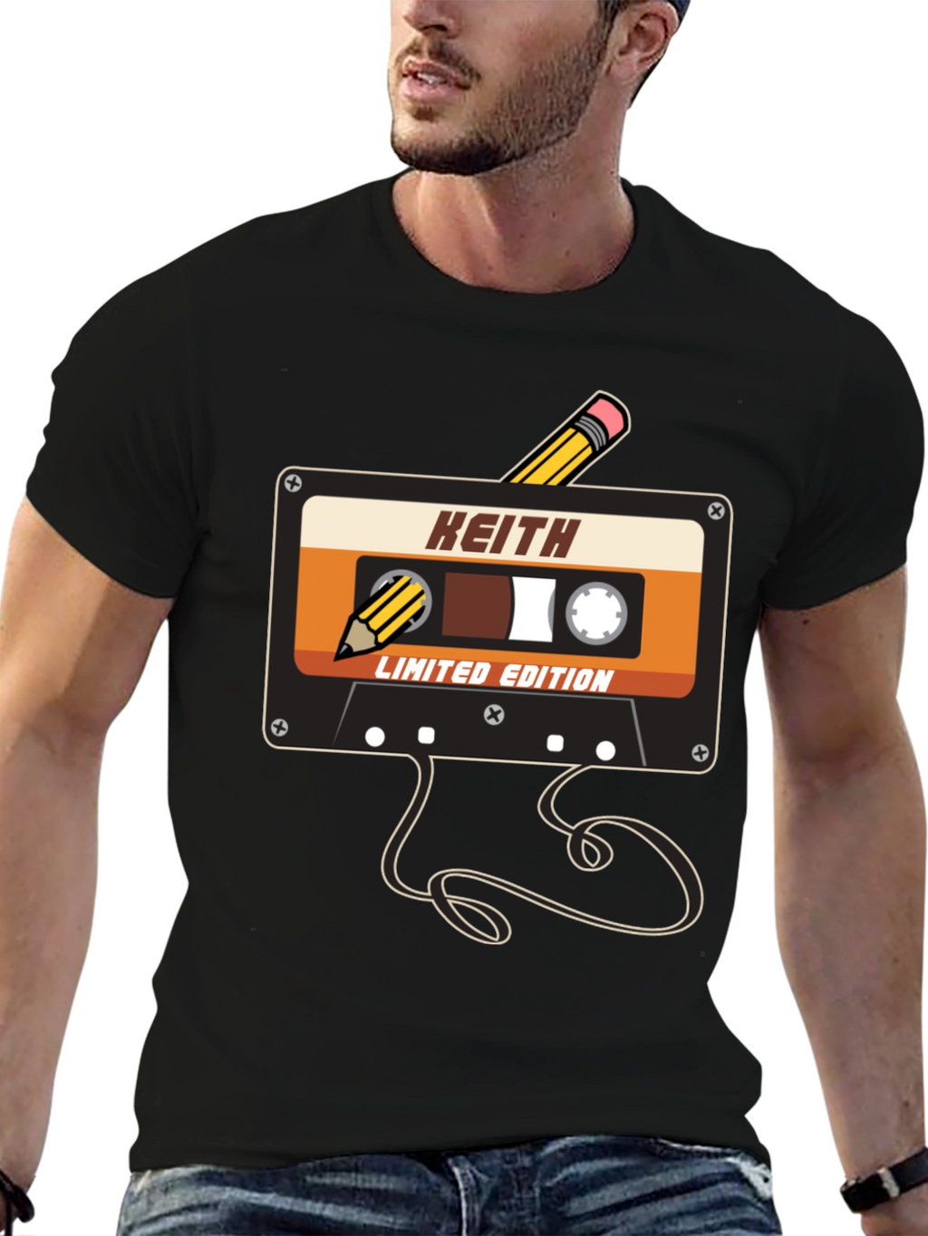 Keith Limited Edition Cassette Tape Graphic T-Shirt