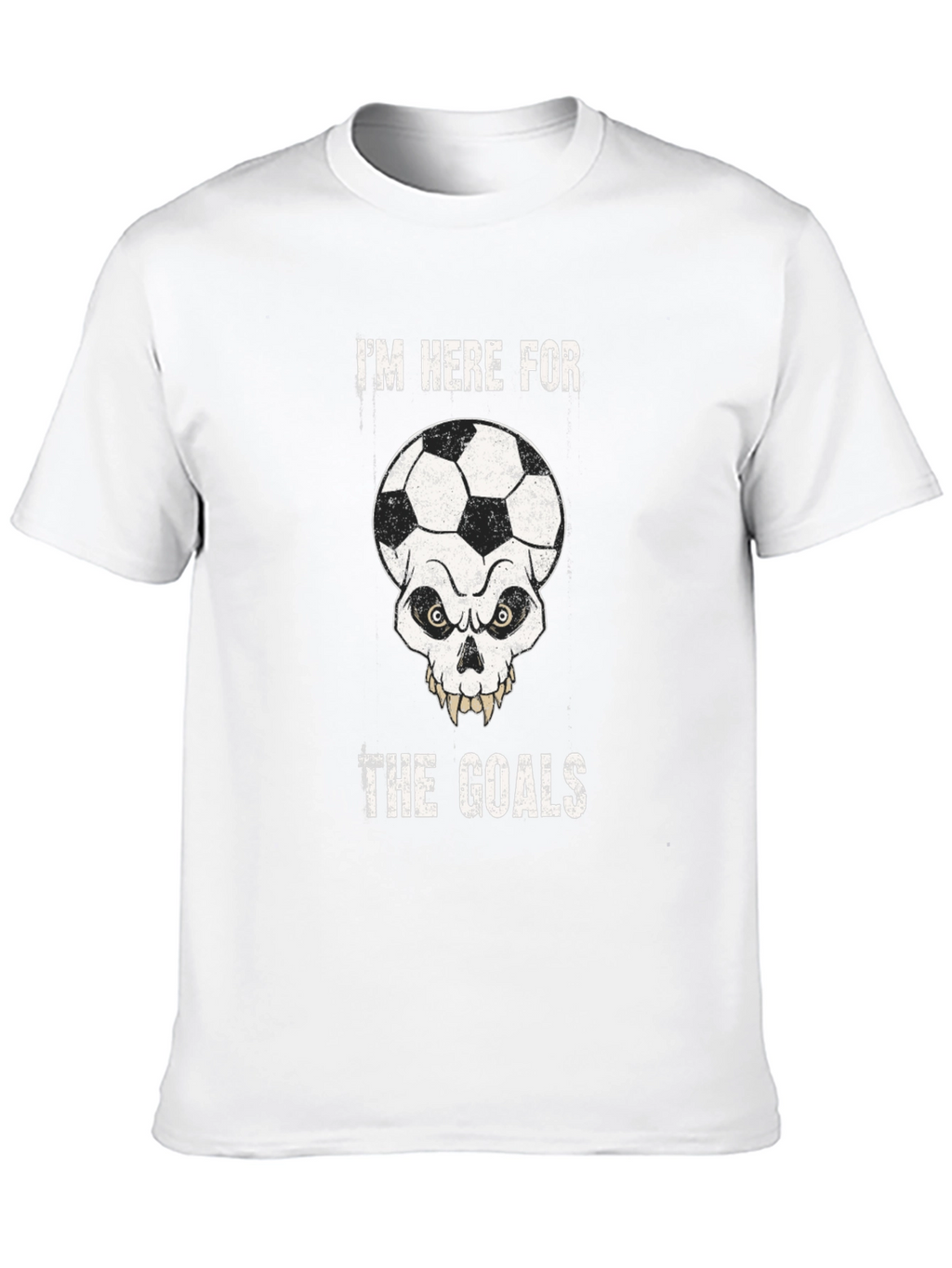 Skull Soccer Goals T-Shirt