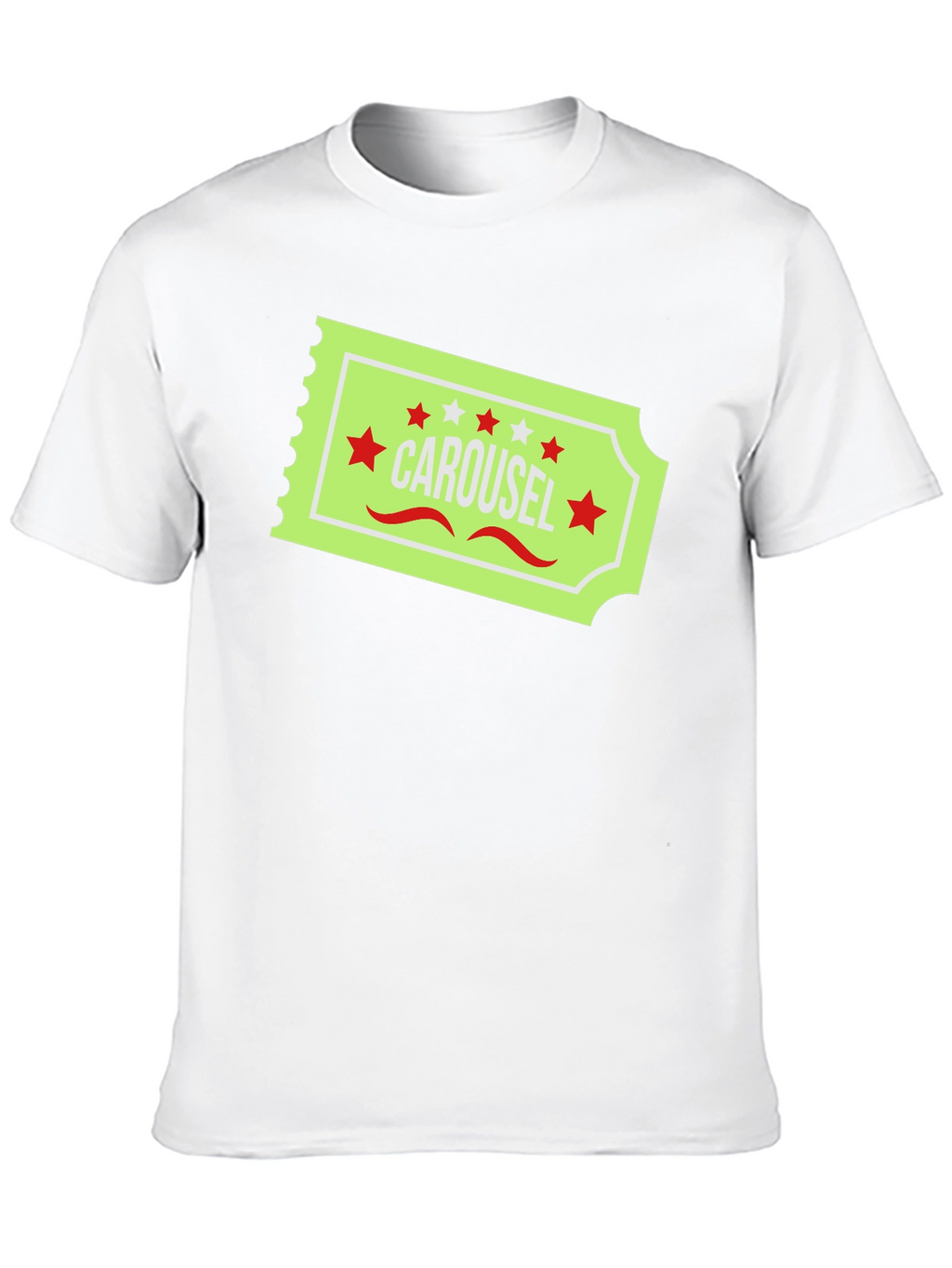 Carousel Ticket Graphic T-Shirt
