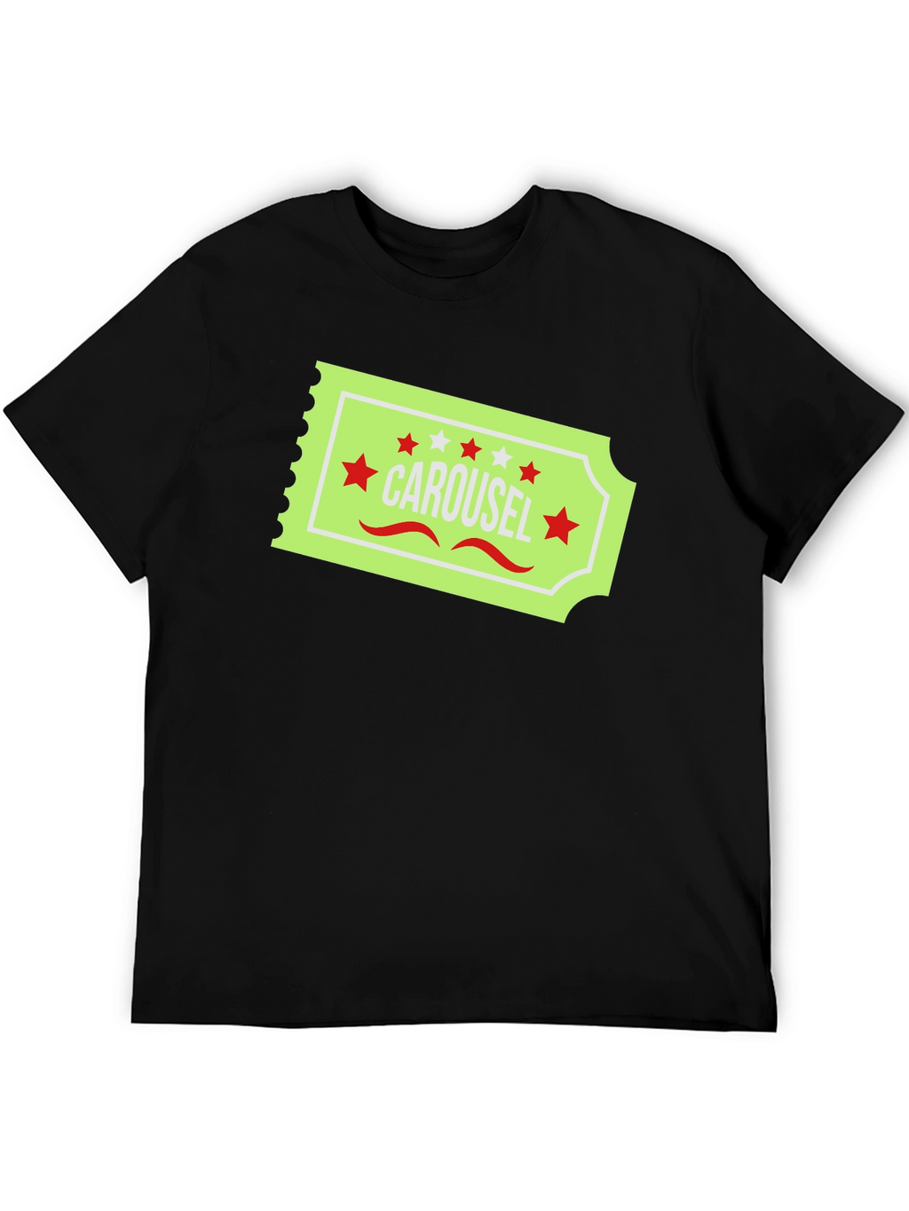 Carousel Ticket Graphic T-Shirt