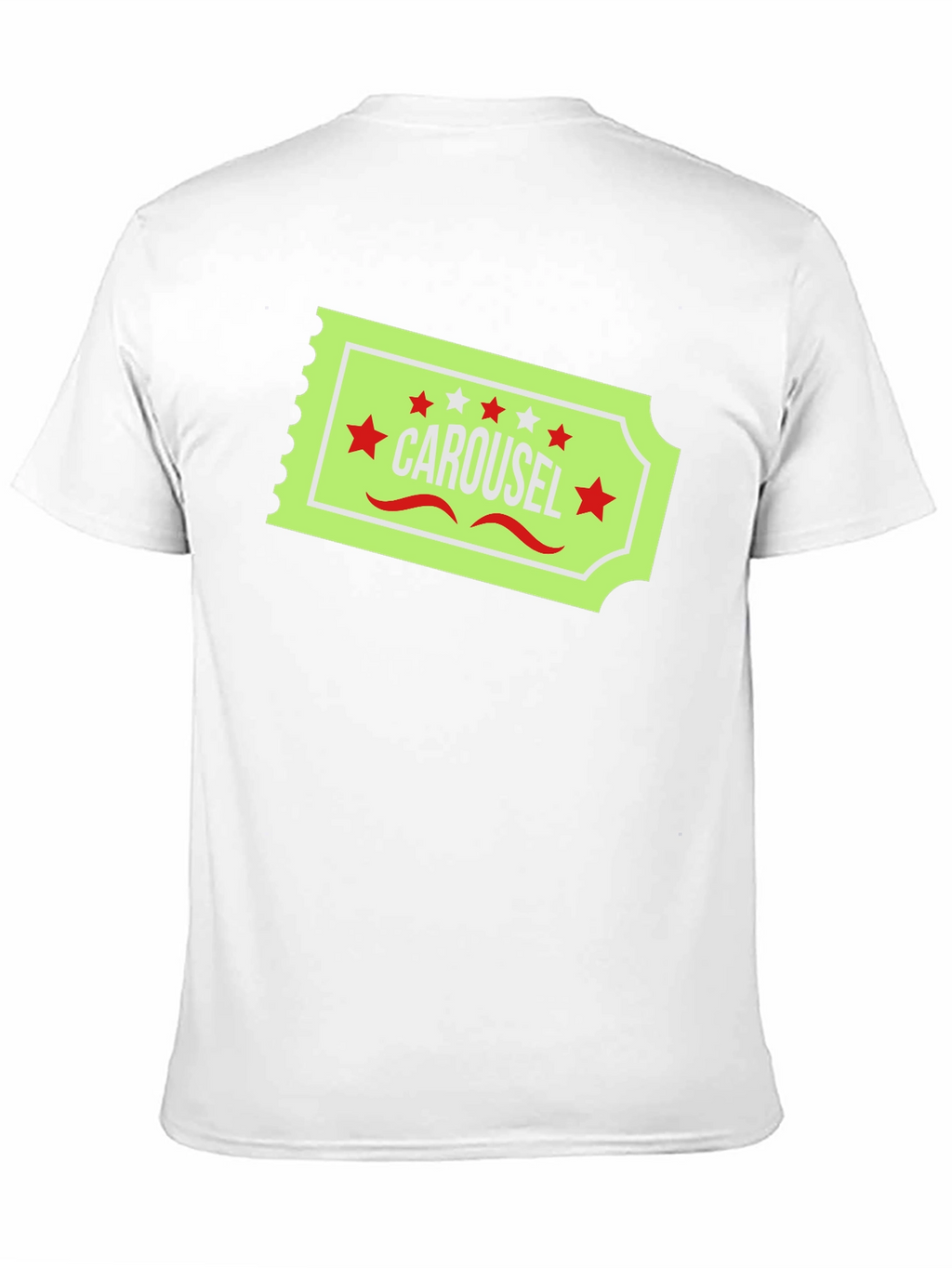 Carousel Ticket Graphic T-Shirt