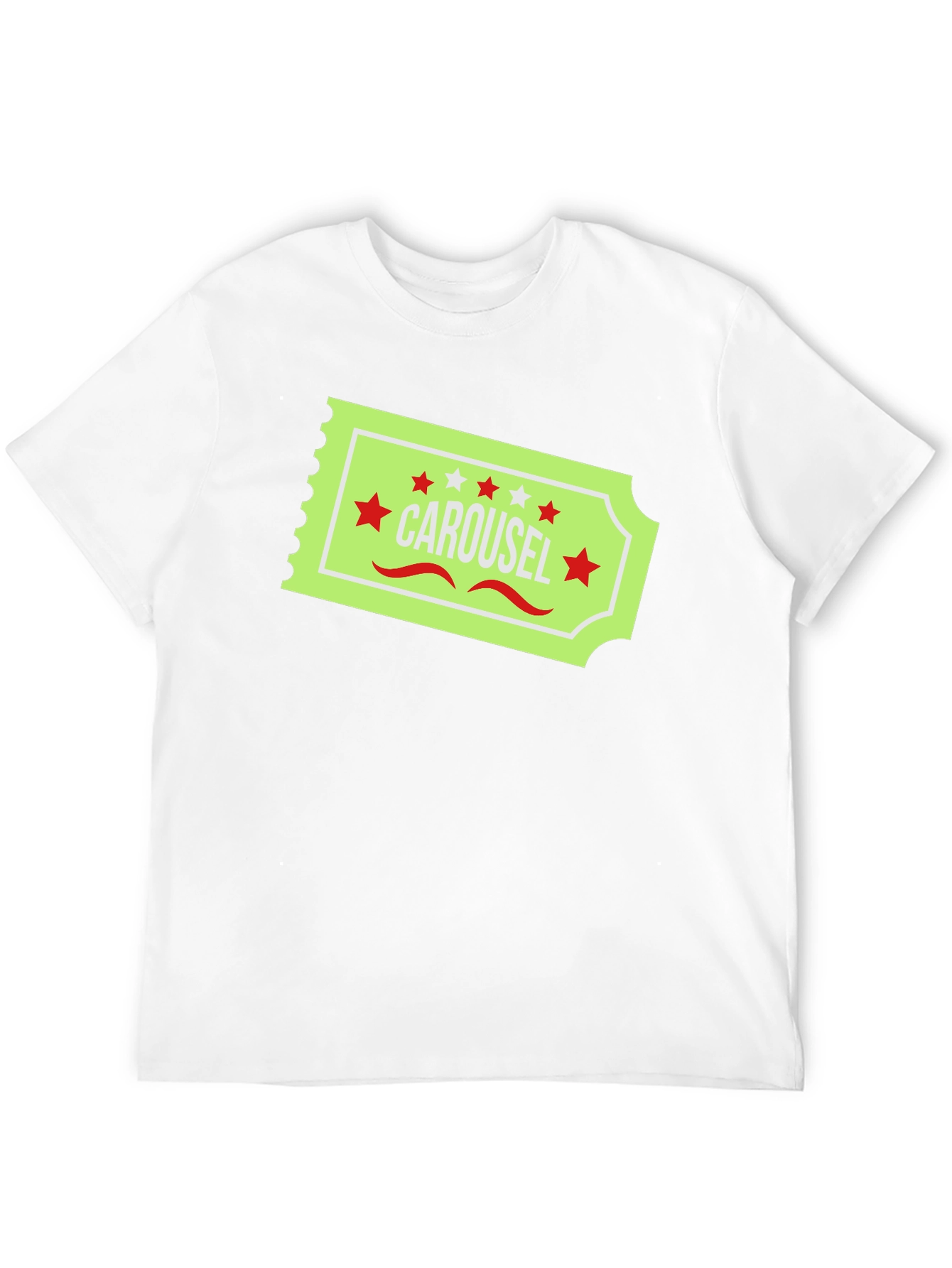 Carousel Ticket Graphic T-Shirt