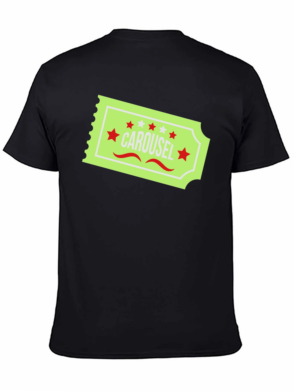 Carousel Ticket Graphic T-Shirt