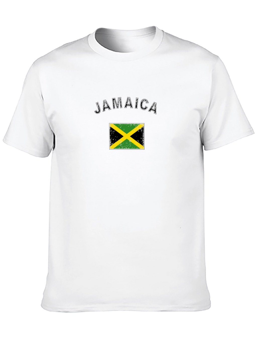 Jamaica Flag Graphic T-Shirt - Black