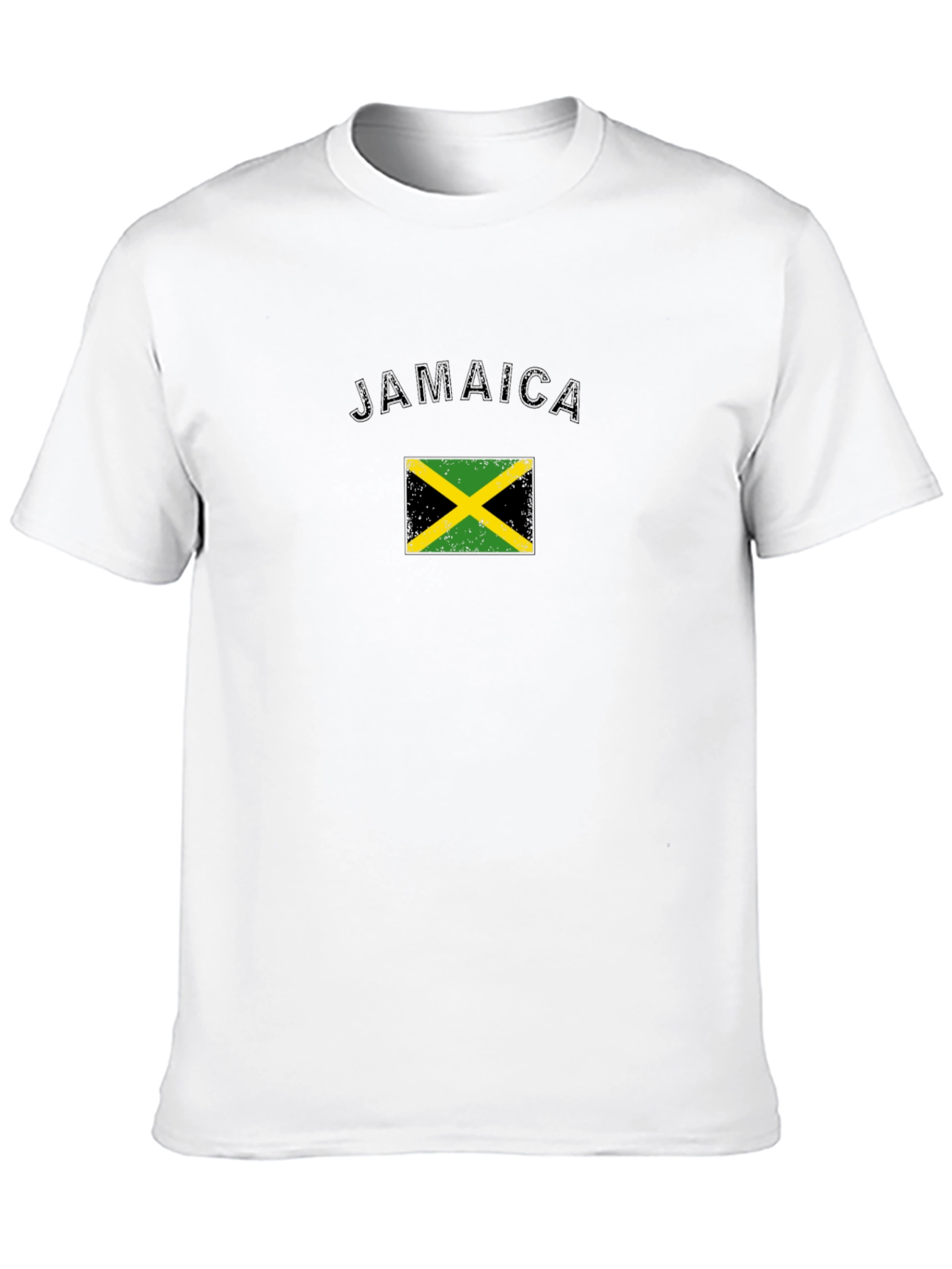 Jamaica Flag Graphic T-Shirt - Black
