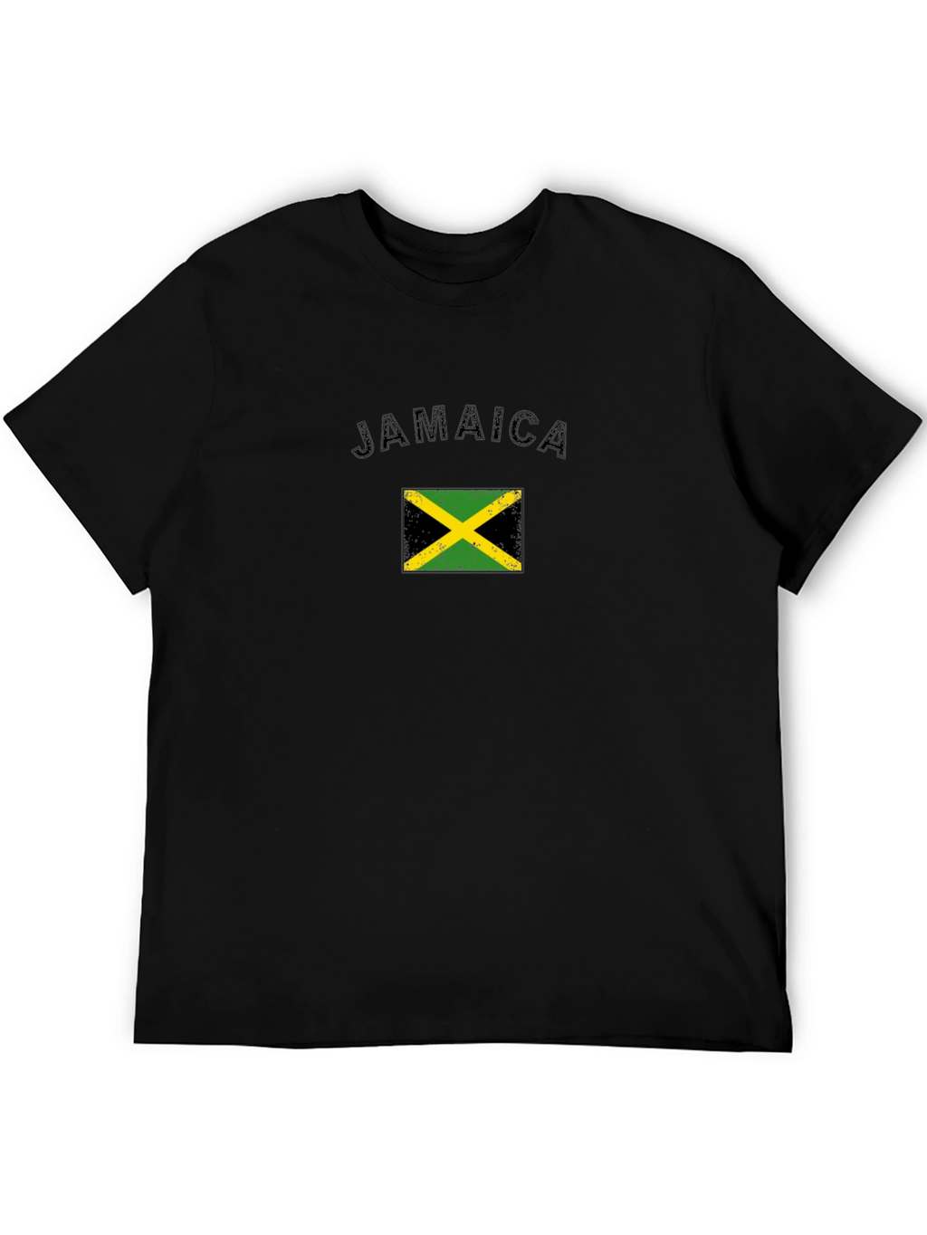 Jamaica Flag Graphic T-Shirt - Black