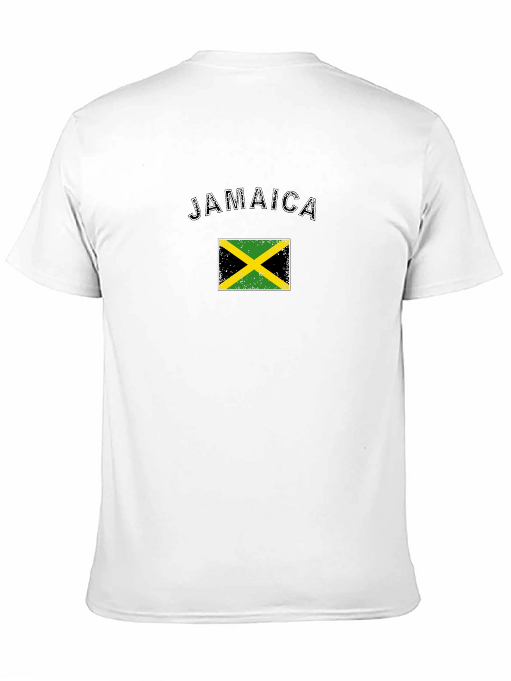 Jamaica Flag Graphic T-Shirt - Black