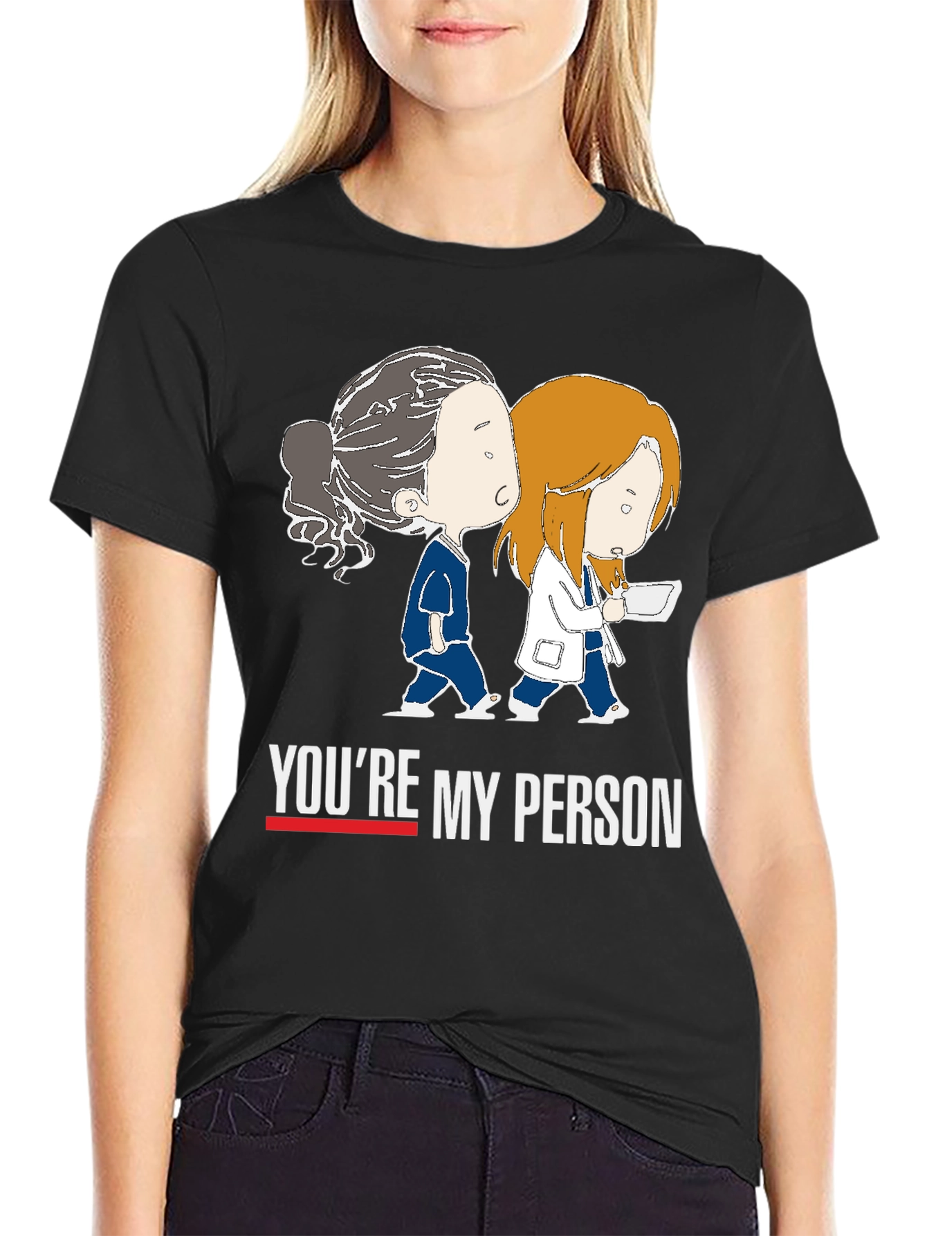 Youre My Person Black Tee