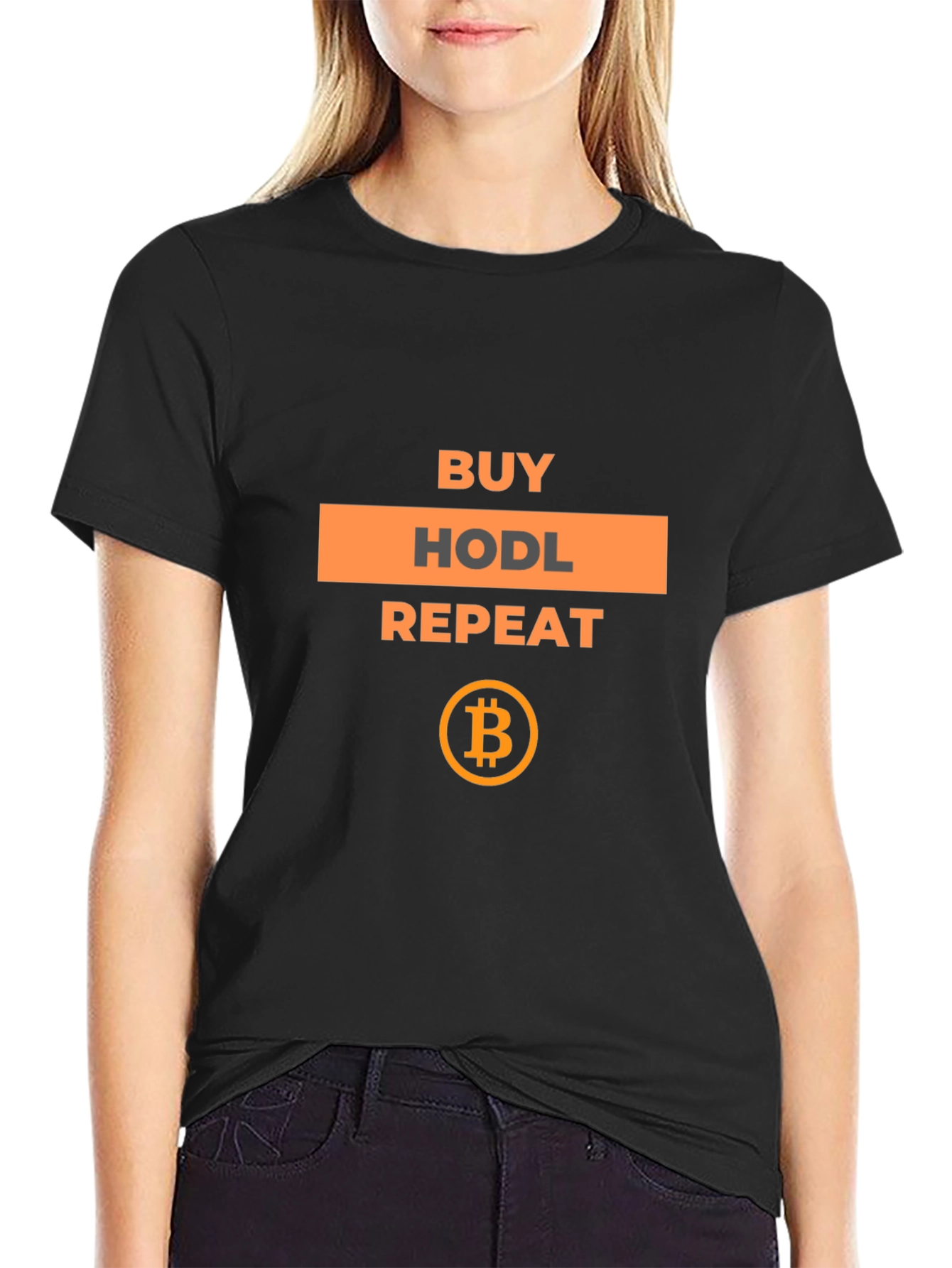 Buy HODL Repeat Crypto Bitcoin T-Shirt