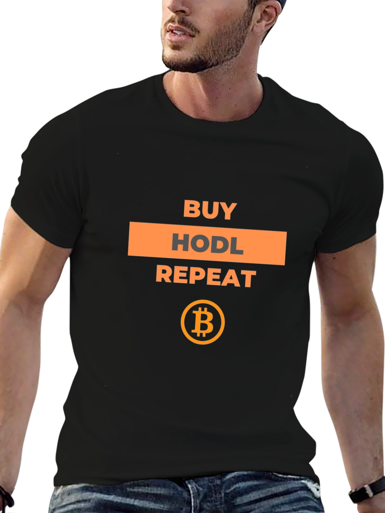 Buy HODL Repeat Crypto Bitcoin T-Shirt