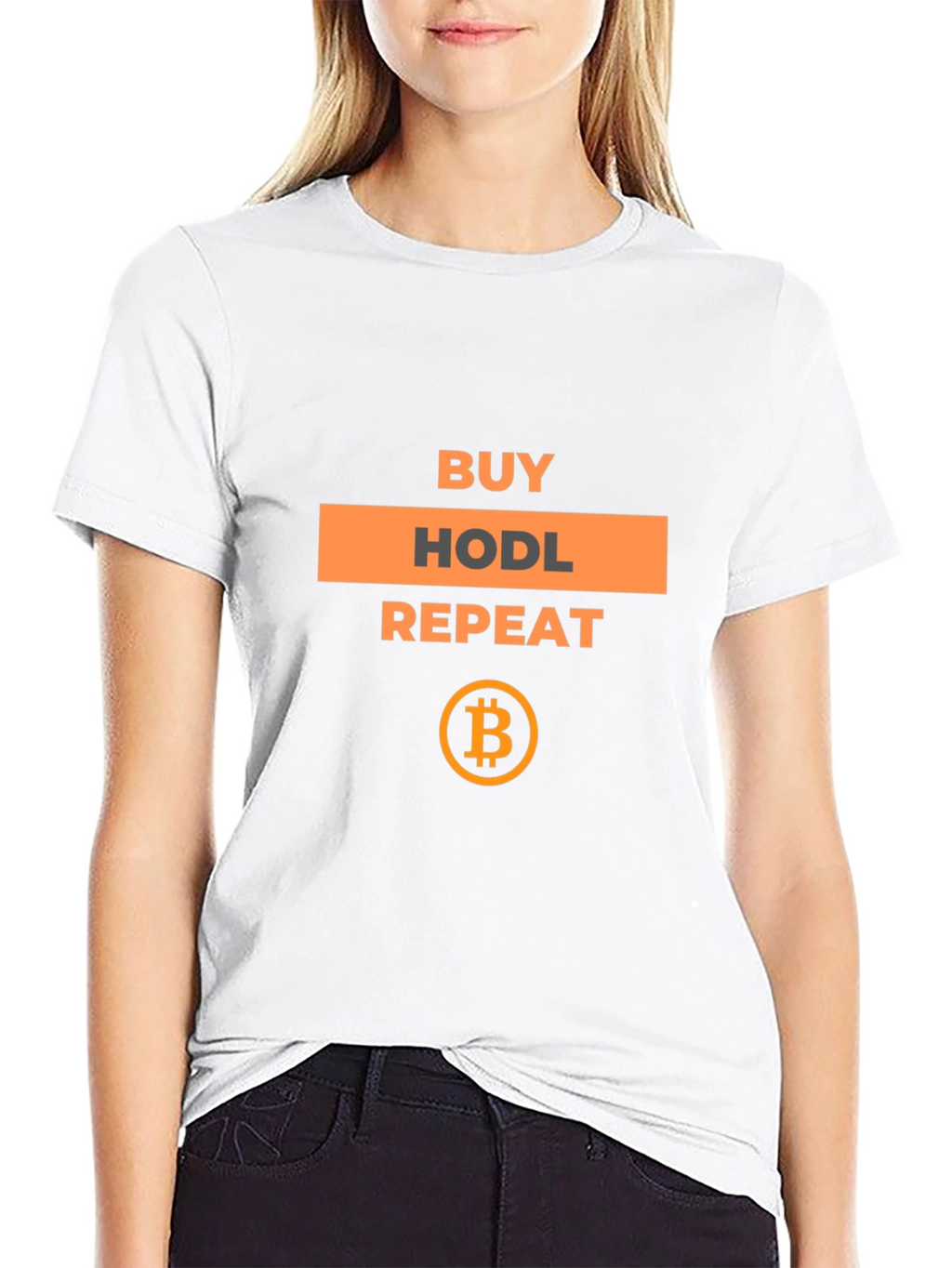 Buy HODL Repeat Crypto Bitcoin T-Shirt