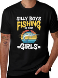 Silly Boys Fishing T-Shirt