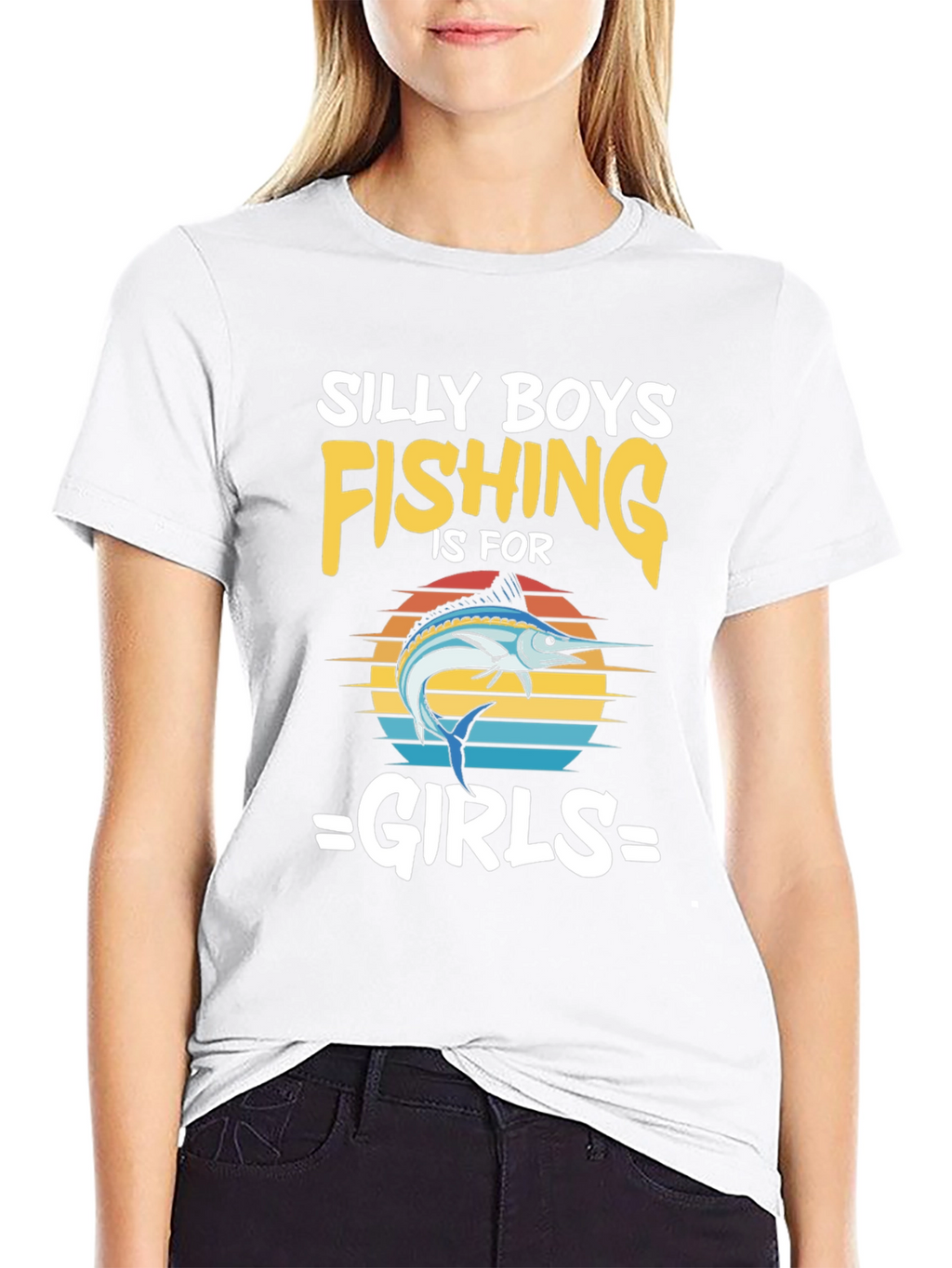 Silly Boys Fishing T-Shirt