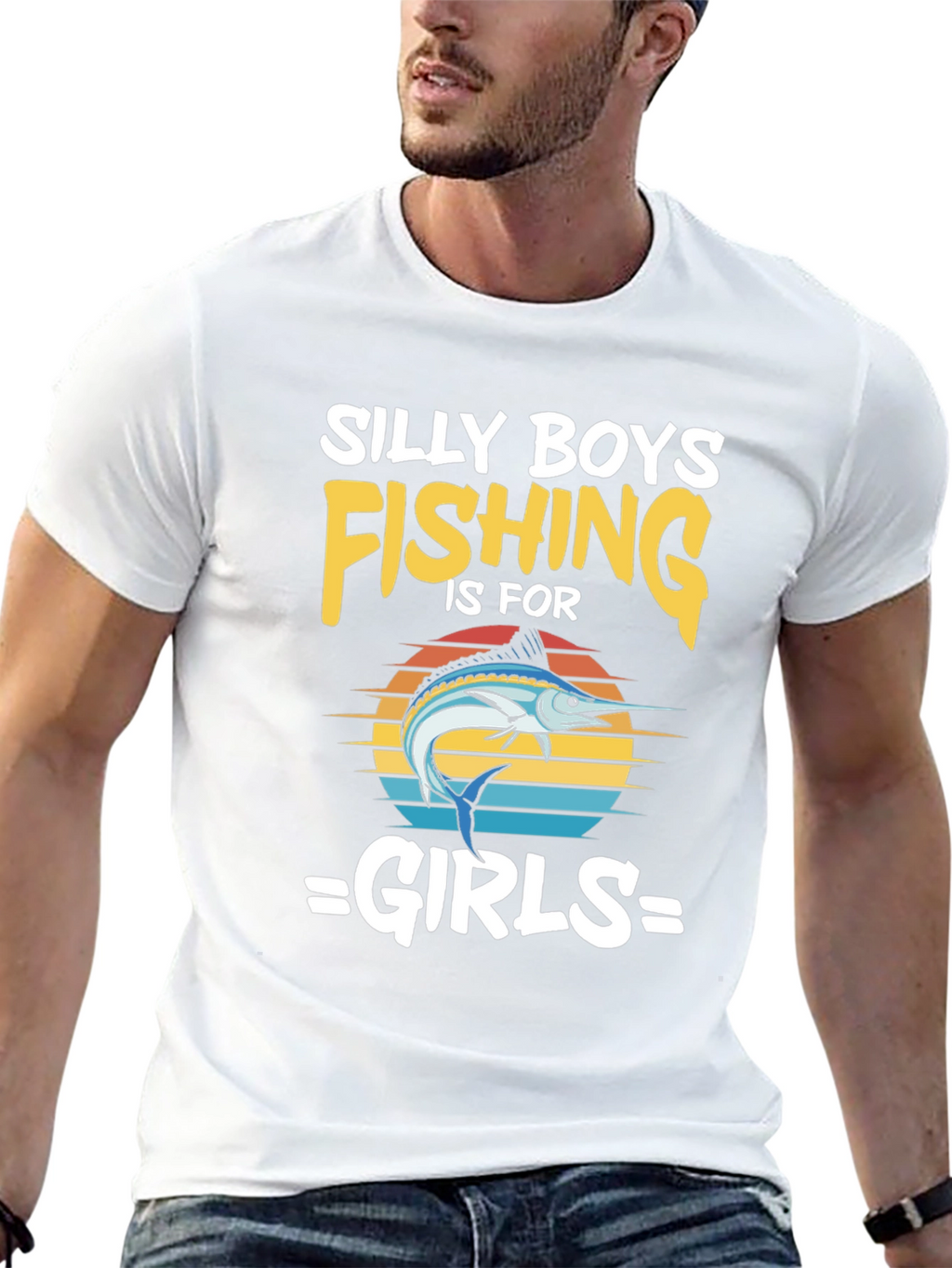 Silly Boys Fishing T-Shirt
