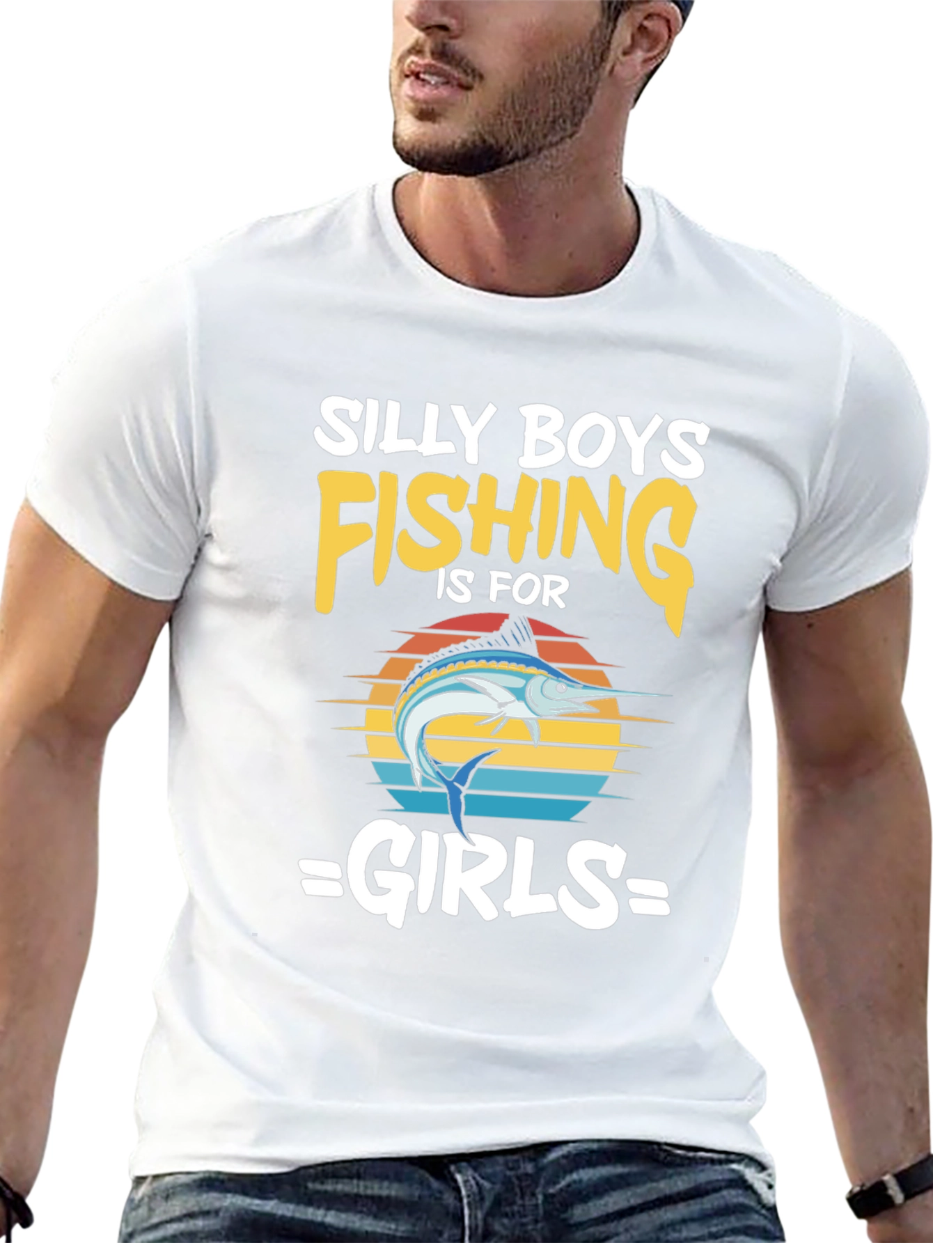Silly Boys Fishing T-Shirt