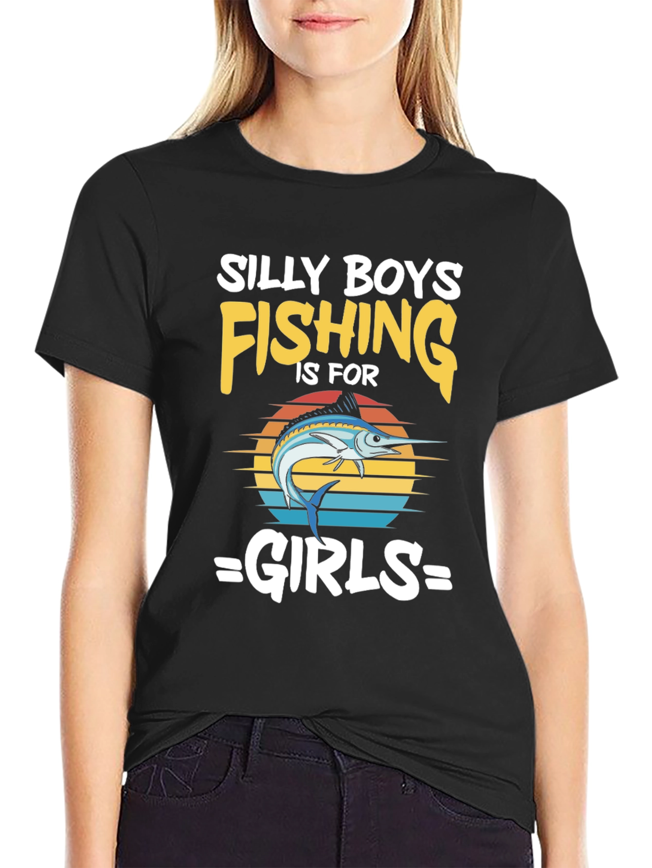 Silly Boys Fishing T-Shirt