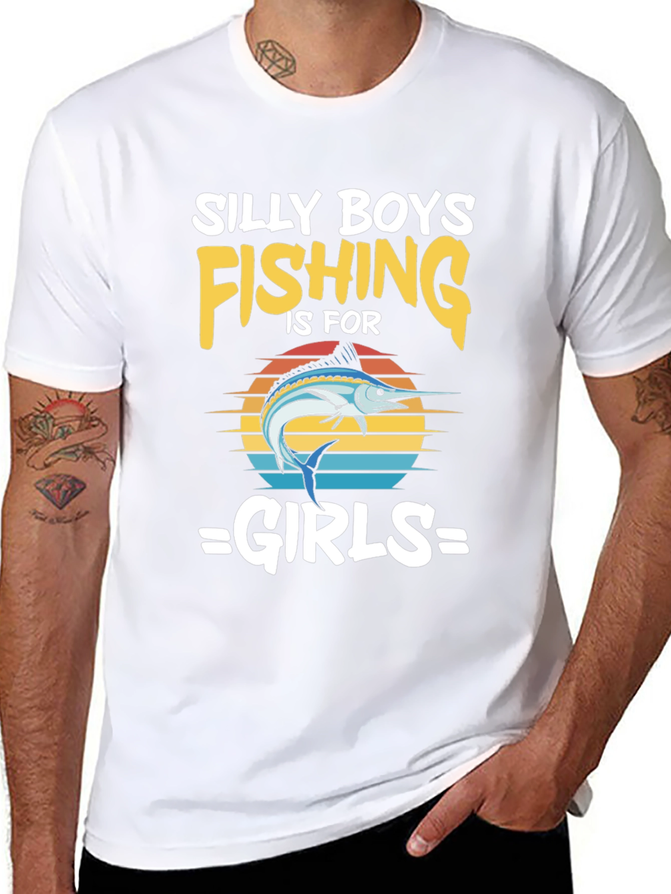 Silly Boys Fishing T-Shirt