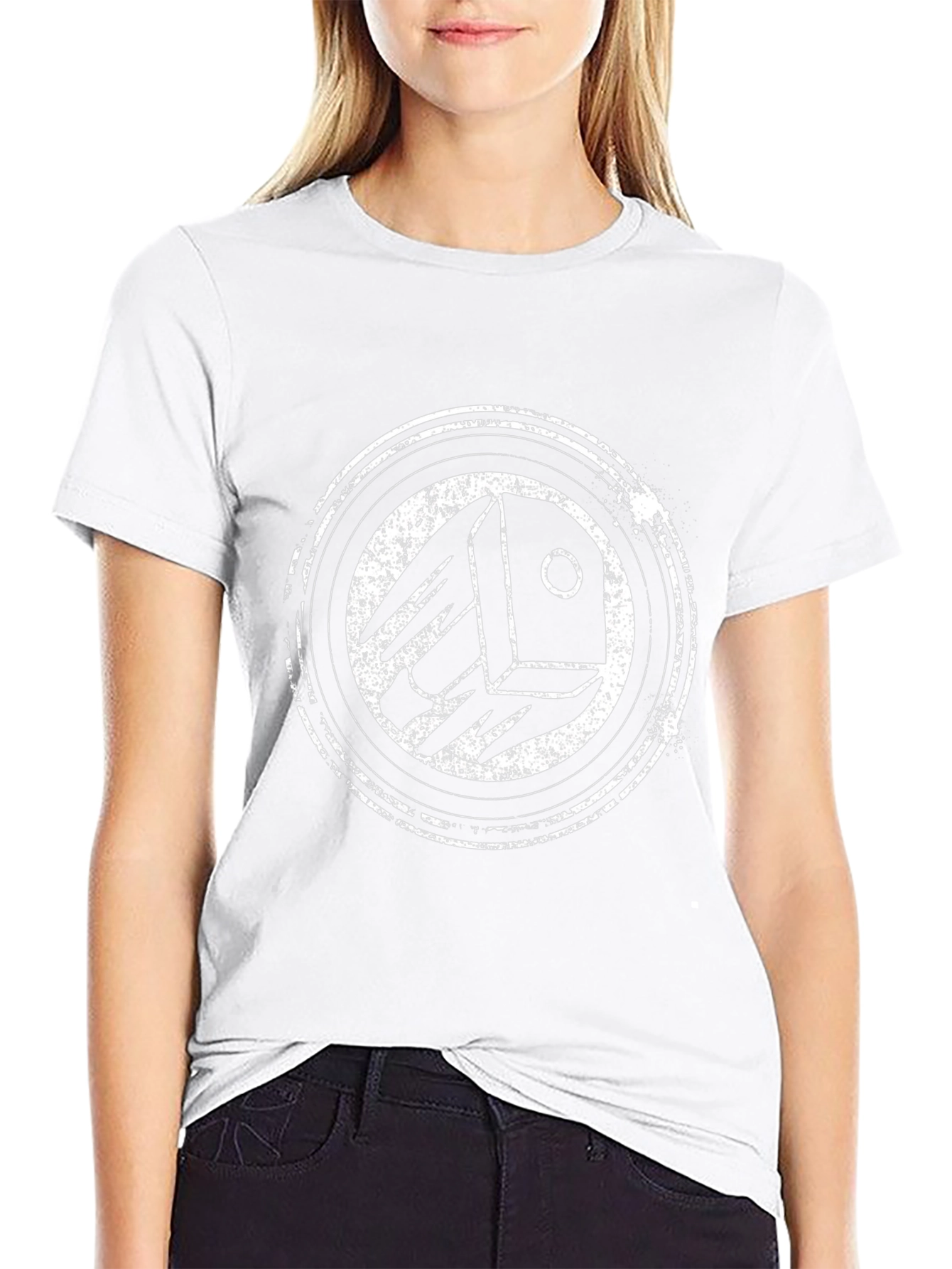 Graphic Print Black T-Shirt
