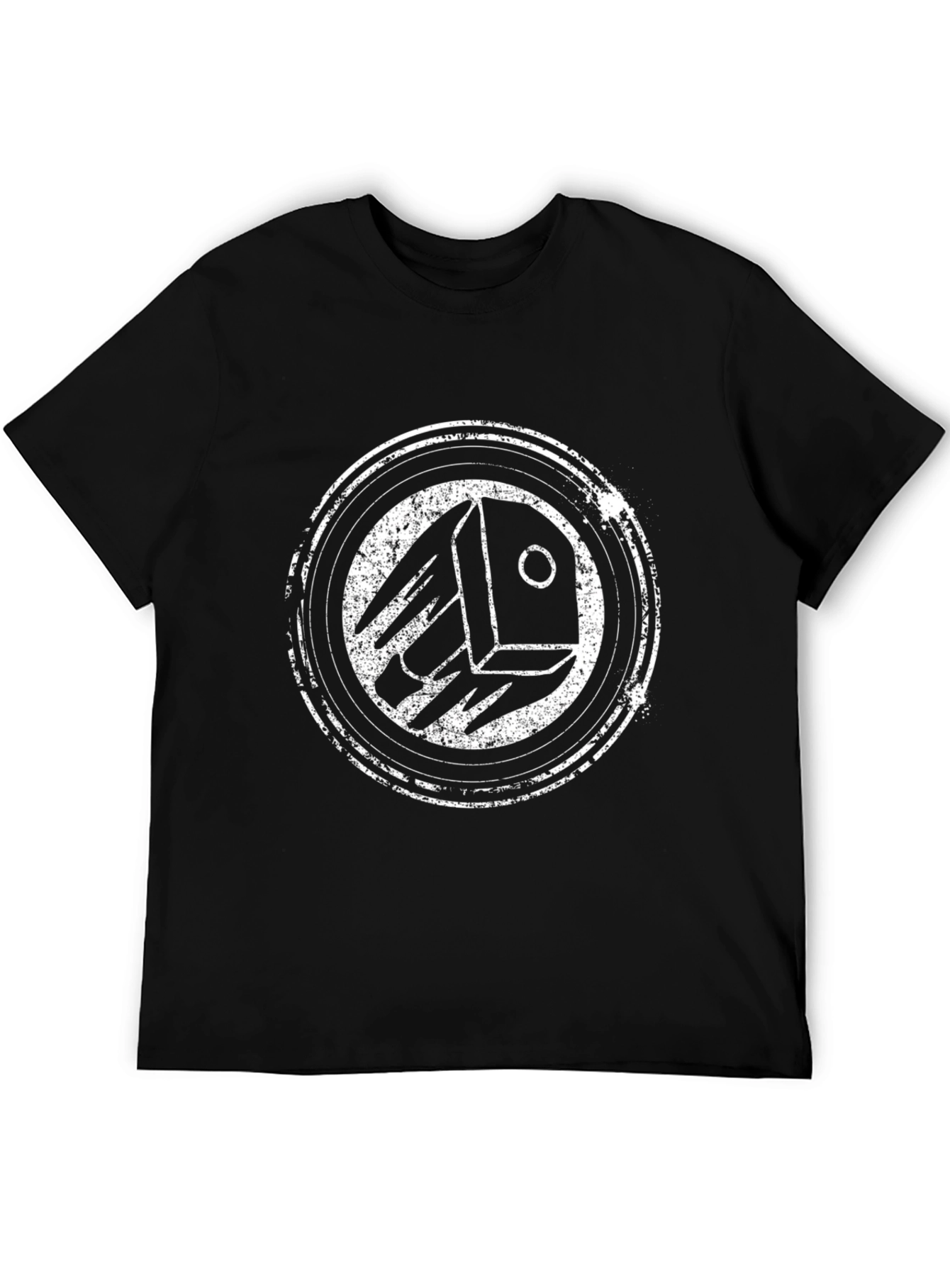Graphic Print Black T-Shirt