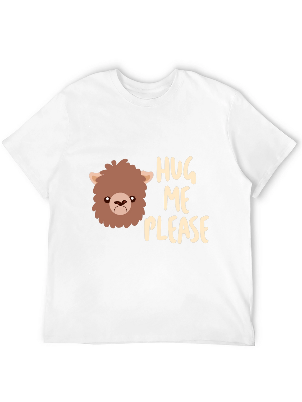 Hug Me Please Black T-Shirt
