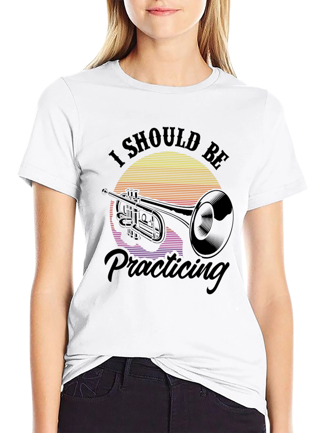 I Should Be Practicing Trumpet T-Shirt